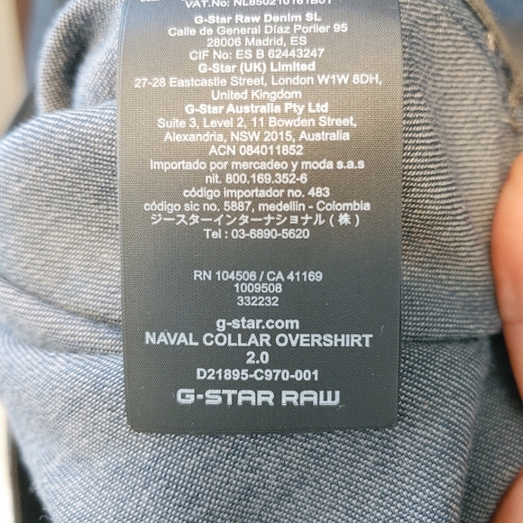 G-Star Raw Women's Naval Collar Overshirt 2.0 Sz Small Streetwear Loose Fit - Picture 14 of 16